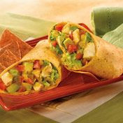 Salsa Verde Chicken Wraps