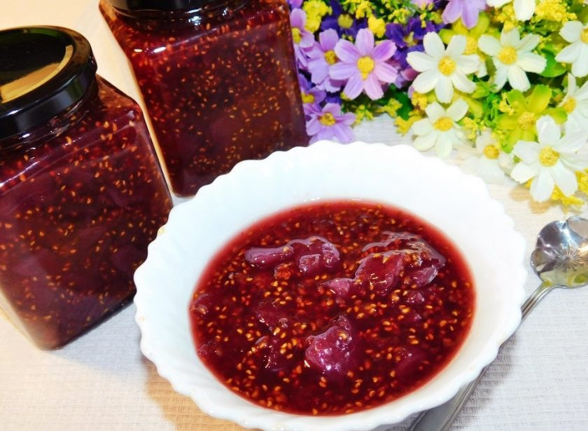 1. Этап. Варенье из дыни с малиной: Приятного чаепития!