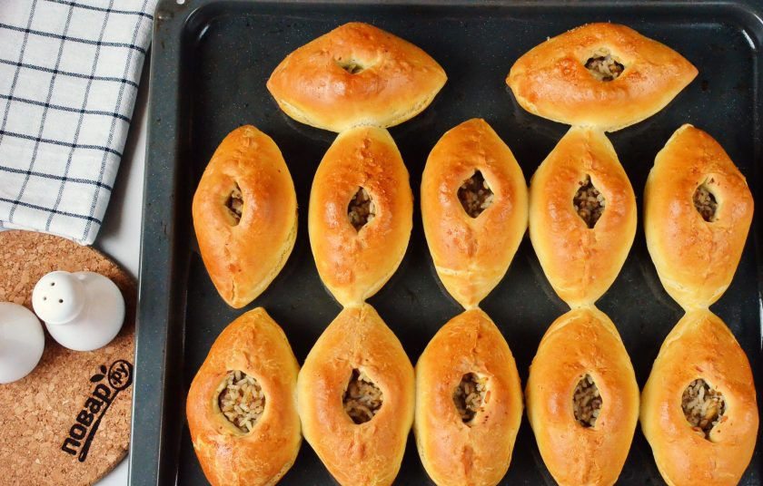 1. Этап. Начинка для расстегаев: Расстегаи готовы!