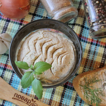 Паштет из скумбрии и горбуши