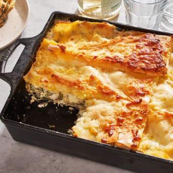 Chicken and Mushroom White Lasagna