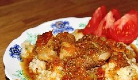 1. Этап. Свинина с овощами в мультиварке: Приятного аппетита!