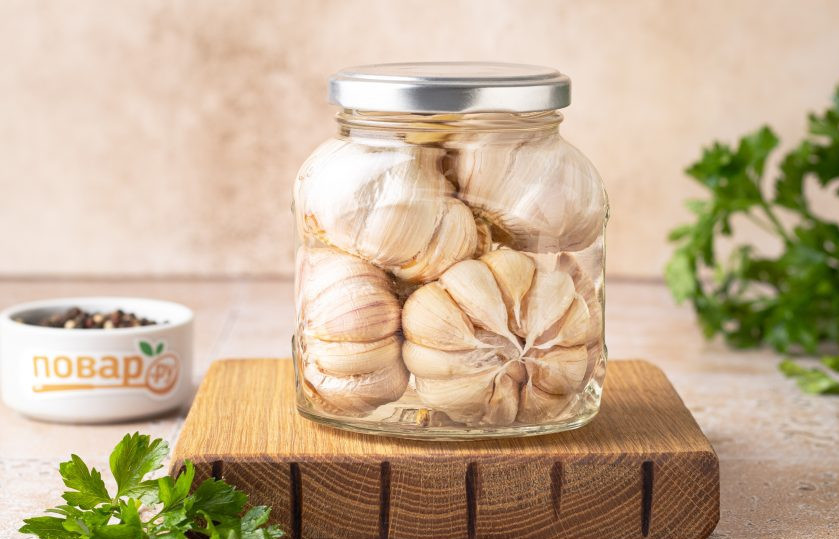 1. Этап. Маринованный чеснок по-азербайджански: Маринованный чеснок по-азербайджански готов!
