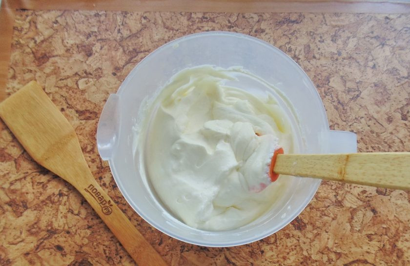 1. Этап. Крем Пломбир на сливках: Пышный, нежный и вкусный крем 