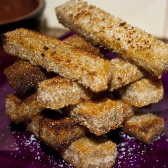 Гренки ржаные с чесноком