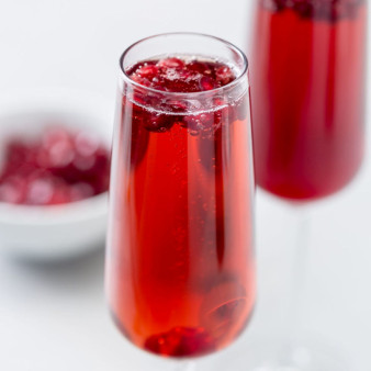 Pomegranate Mimosas