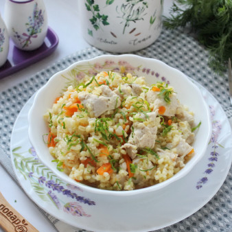 Булгур с курицей