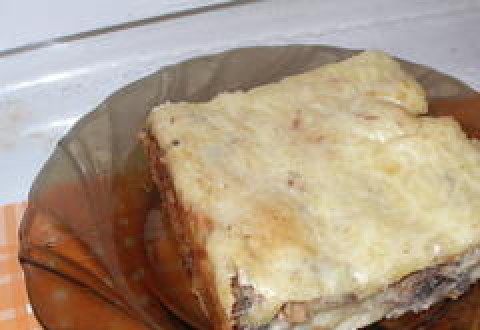 1. Этап. Запеканка с рыбной консервой: Приятного аппетита!