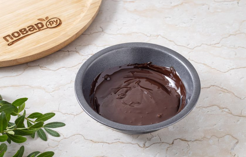 1. Этап. Мусс на аквафабе: Переложите в миску и растопите на водяной бане до жидкого состояния.