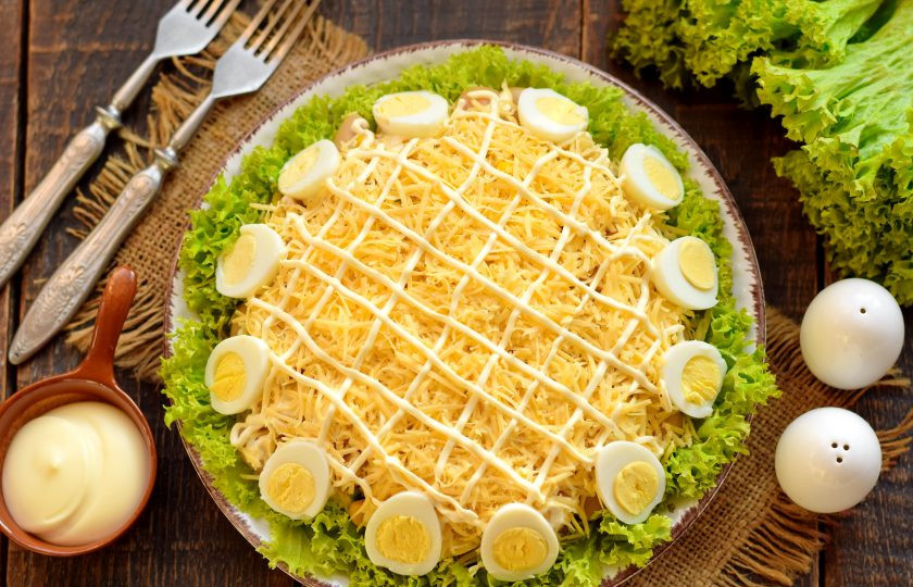 1. Этап. Салат Богатый маркиз: Приятного аппетита!