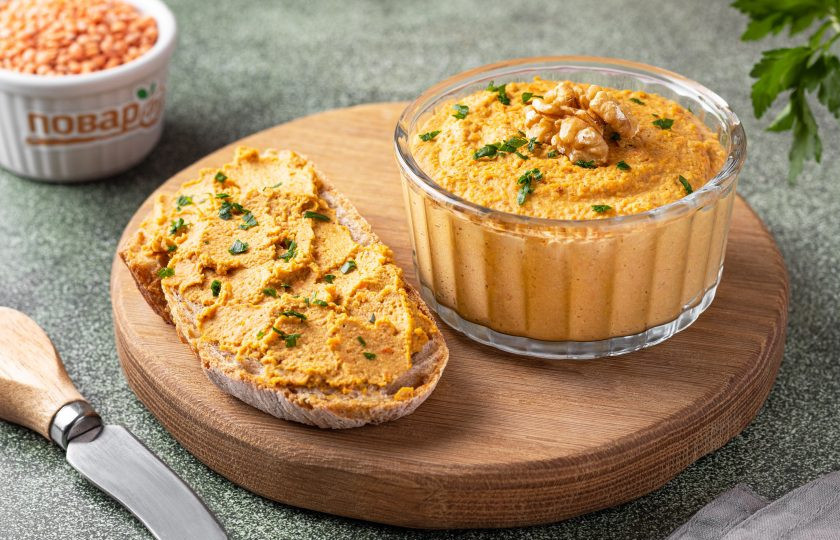 1. Этап. Паштет из чечевицы с морковью: Паштет из чечевицы с морковью готов, приятного вам аппетита!