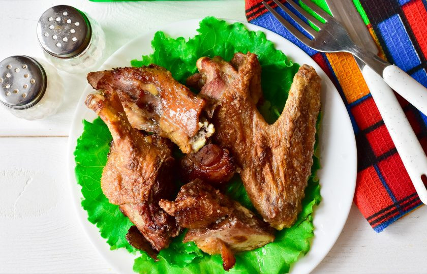 1. Этап. Утка с майонезом в духовке: Вот такое мясо получилось! Приятного аппетита!