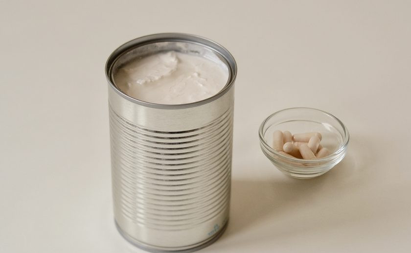 1. Этап. Постный йогурт в домашних условиях: Подготовьте все ингредиенты.