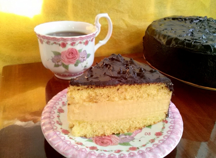 1. Этап. Птичье молоко (торт): Приятного чаепития!