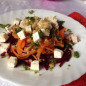Салат из вареной свеклы и моркови