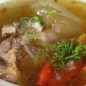 Шурпа по-узбекски из баранины