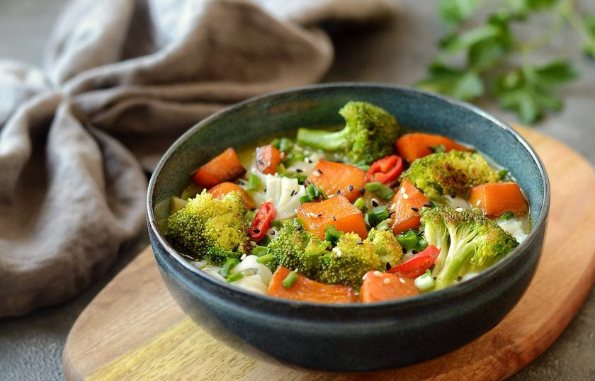 1. Этап. Азиатский суп с тыквой и брокколи: Азиатский суп с тыквой и брокколи готов, приятного вам аппетита!