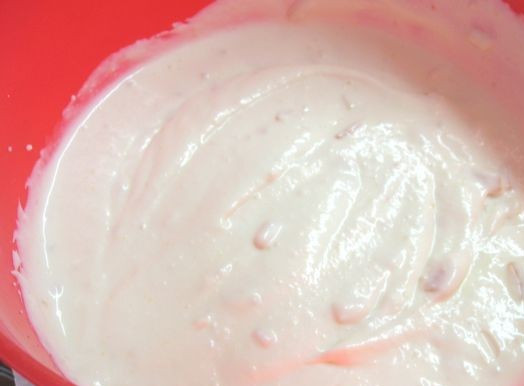 1. Этап. Суфле молочное: 6. Все перемешайте и дайте постоять. Подготовьте тем временем формы.