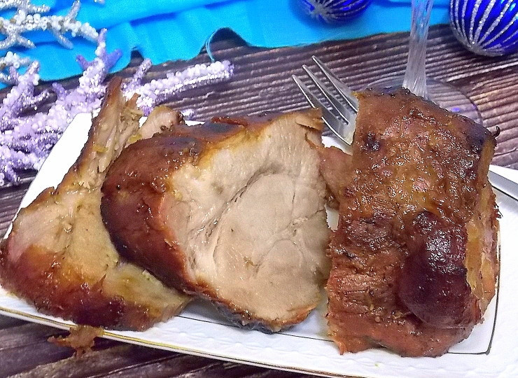 1. Этап. Свинина, запеченная в апельсиновом соусе: Приятного аппетита!