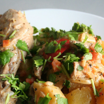 Жаркое по домашнему с курицей