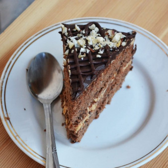 Шоколадно-медовый торт