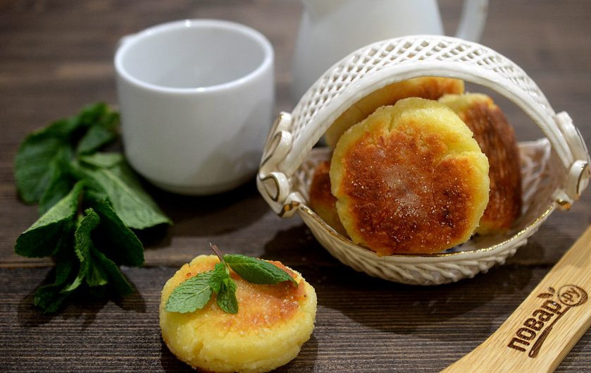 1. Этап. Сырники с рисовой мукой: 8. Приятного аппетита!