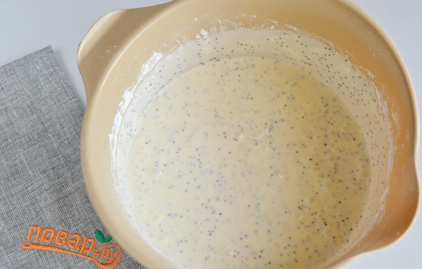 1. Этап. Творожно-тыквенная запеканка с маком: 3. Творожная начинка готова.