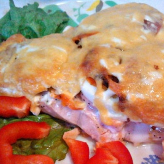 Семга с овощами в фольге