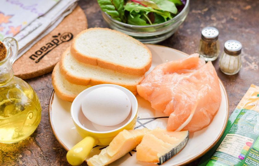 1. Этап. Салат Цезарь от Гордона Рамзи: Подготовьте ингредиенты.