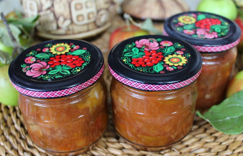 1. Этап. Варенье из яблок с курагой: Варенье с яблоком и курагой готово. Удачных заготовок!