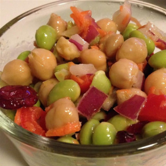 Chickpea and Edamame Salad