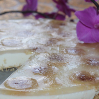 Творожный торт с бананом