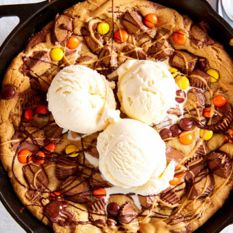 Giant Reese's Stuffed Cookie