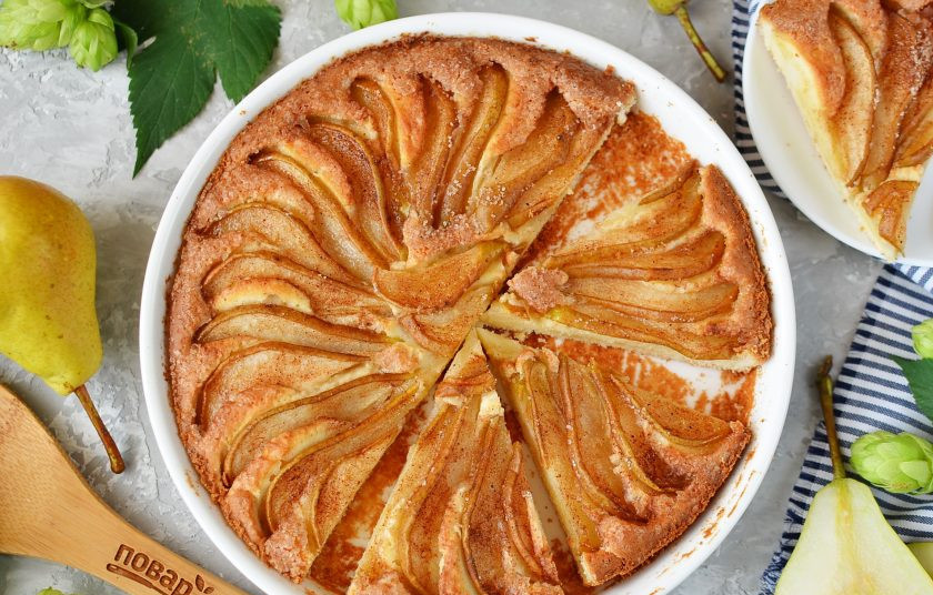 1. Этап. Грушевый пирог: Остудите немного и пробуйте!