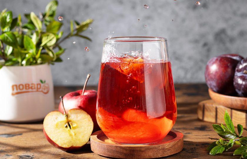 1. Этап. Компот из слив и яблок: Компот из слив и яблок готов!