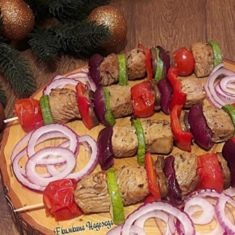 Шашлык из вырезки индейки