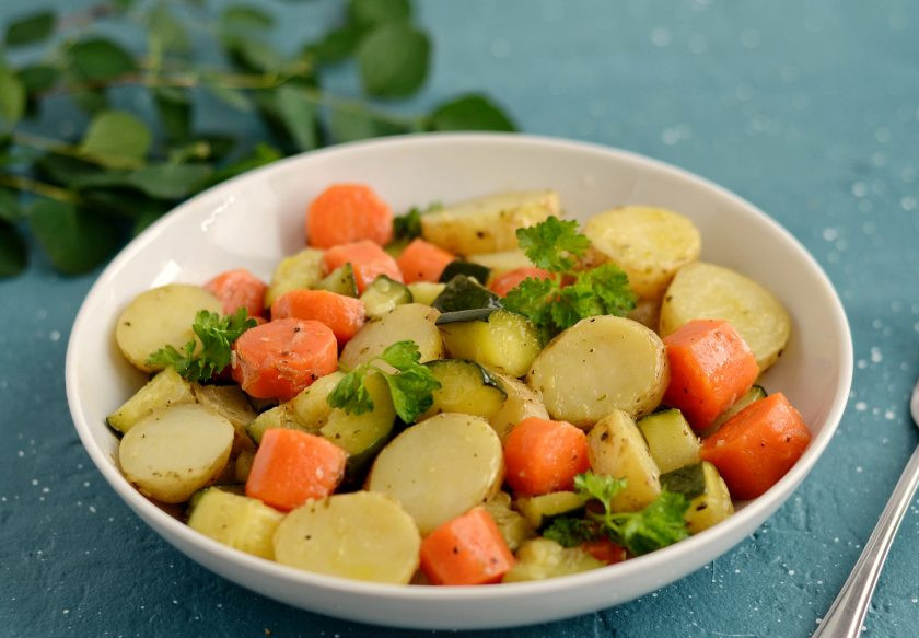 1. Этап. Глазированные овощи: Глазированные овощи готовы, приятного аппетита!