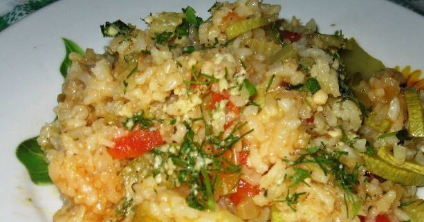 1. Этап. Ризотто с сыром Пармезан: Приятного аппетита!