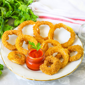 Хрустящий жареный лук