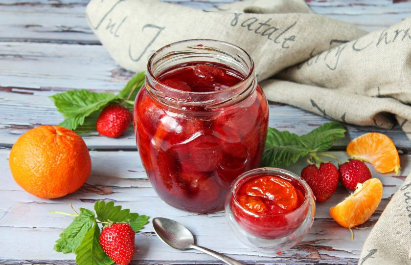 1. Этап. Варенье из клубники с мандаринами: Приятного аппетита!