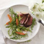 Warm Rare Beef Salad with Miso Mustard and Spring Vegetables