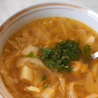 Вегетарианские щи в мультиварке