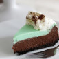 Шоколадный чизкейк с мятой