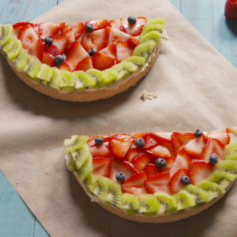Watermelon Cookie Tart