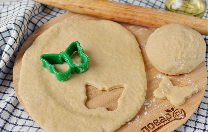 1. Этап. Песочное тесто без масла: Удачной выпечки!