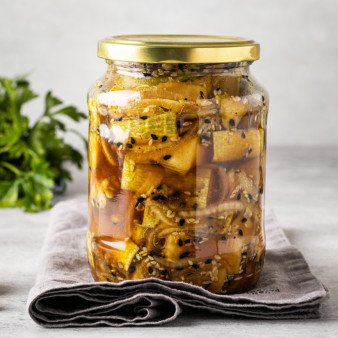 Кабачок маринованный в соевом соусе на зиму