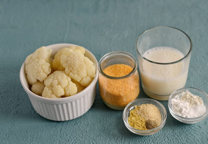 1. Этап. Наггетсы из капусты: Подготовьте все ингредиенты.