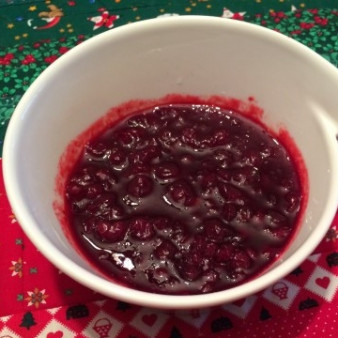 Соус из брусники к мясу