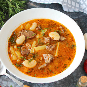 Рассольник по-кубански