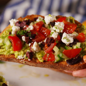Greek Avocado Toast